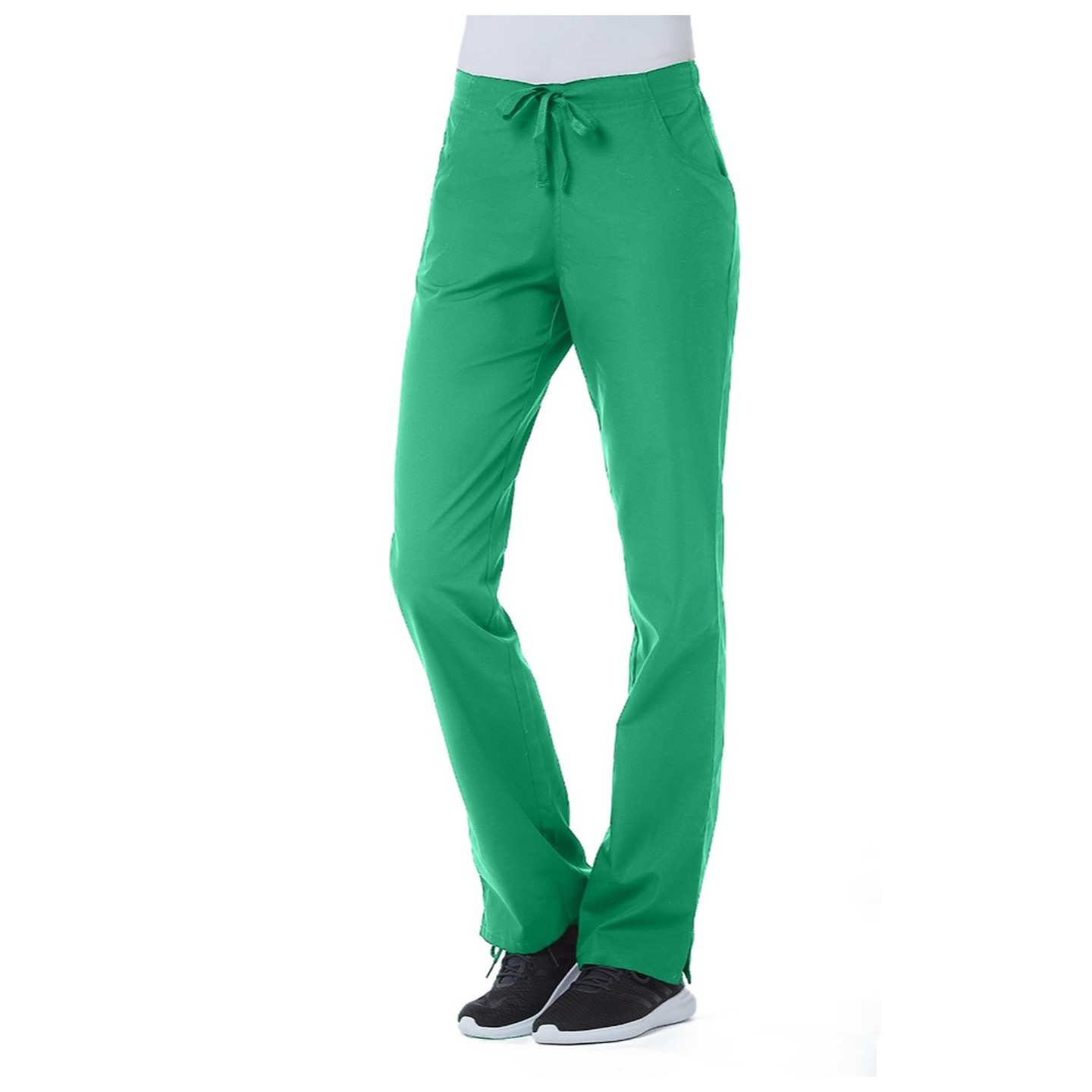 9716 Red Panda Half Elastic Waist Straight Leg Pant by Maevn