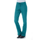 9716T Tall Red Panda Half Elastic Waist Straight Leg Pant by Maevn