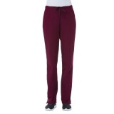 9716T Tall Red Panda Half Elastic Waist Straight Leg Pant by Maevn