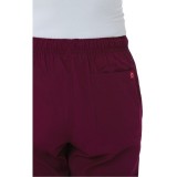 9716T Tall Red Panda Half Elastic Waist Straight Leg Pant by Maevn