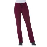 9716T Tall Red Panda Half Elastic Waist Straight Leg Pant by Maevn