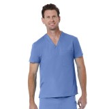 1706 Red Panda Unisex V-Neck Top by Maevn (Men's View)