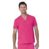 1706 Red Panda Unisex V-Neck Top by Maevn (Men's View)