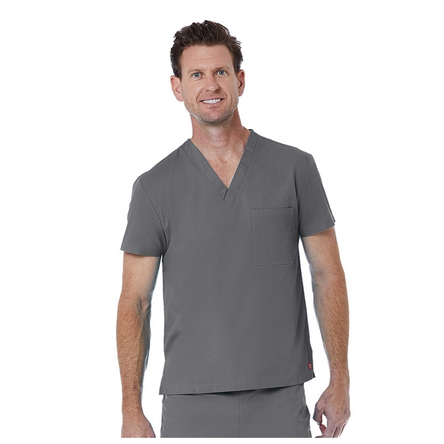 1706 Red Panda Unisex V-Neck Top by Maevn (Men's View)