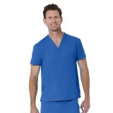 1706 Red Panda Unisex V-Neck Top by Maevn (Men's View)