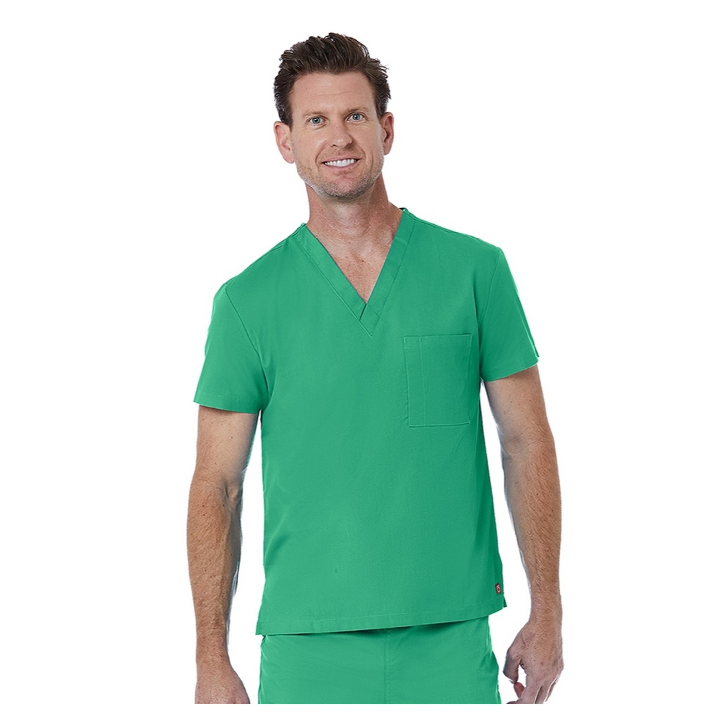 1706 Red Panda Haut Unisexe à Col en V par Maevn (Vue d'Homme)