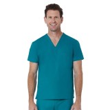 1706 Red Panda Unisex V-Neck Top by Maevn (Men's View)