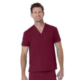 1706 Red Panda Unisex V-Neck Top by Maevn (Men's View)