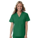 1706 Red Panda Unisex V-Neck Top by Maevn (Women's View)