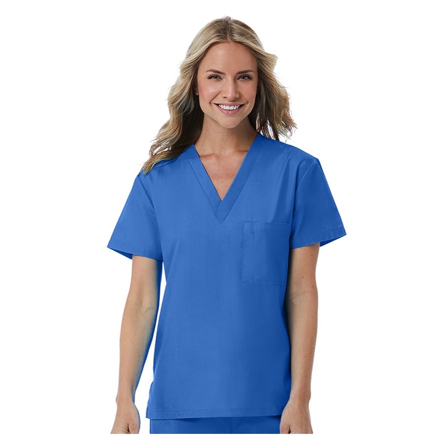 1706 Red Panda Unisex V-Neck Top by Maevn (Women's View)