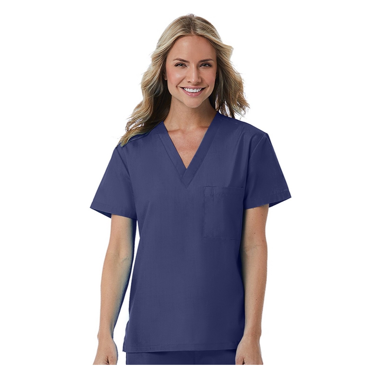 1706 Red Panda Unisex V-Neck Top by Maevn (Women's View)