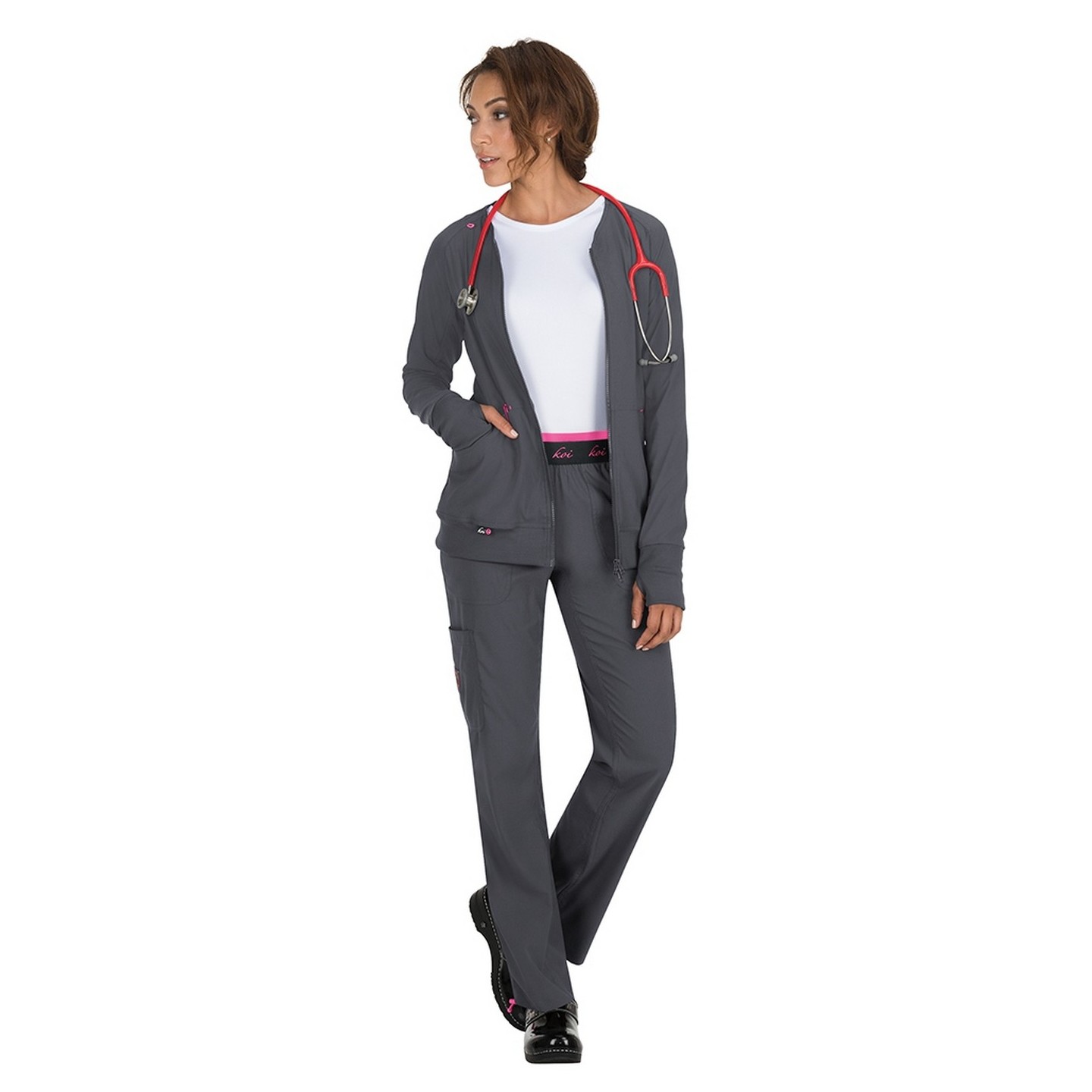 445 Koi Lite Clarity Ribbed Panel Scrub Jackets