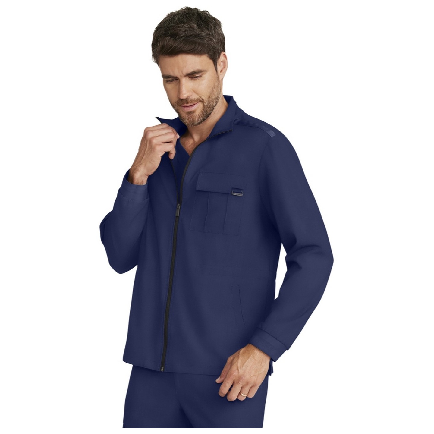 HH361 Quest Men's Austin Zip Front Utility Jacket by Healing Hands