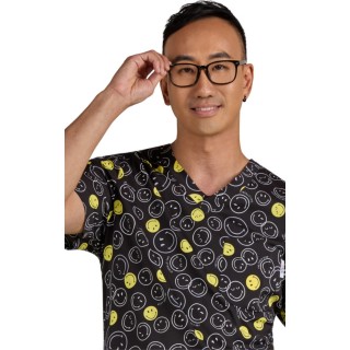 S650PR Haut Imprimer Confident pour Hommes de SmileyWorld par koi