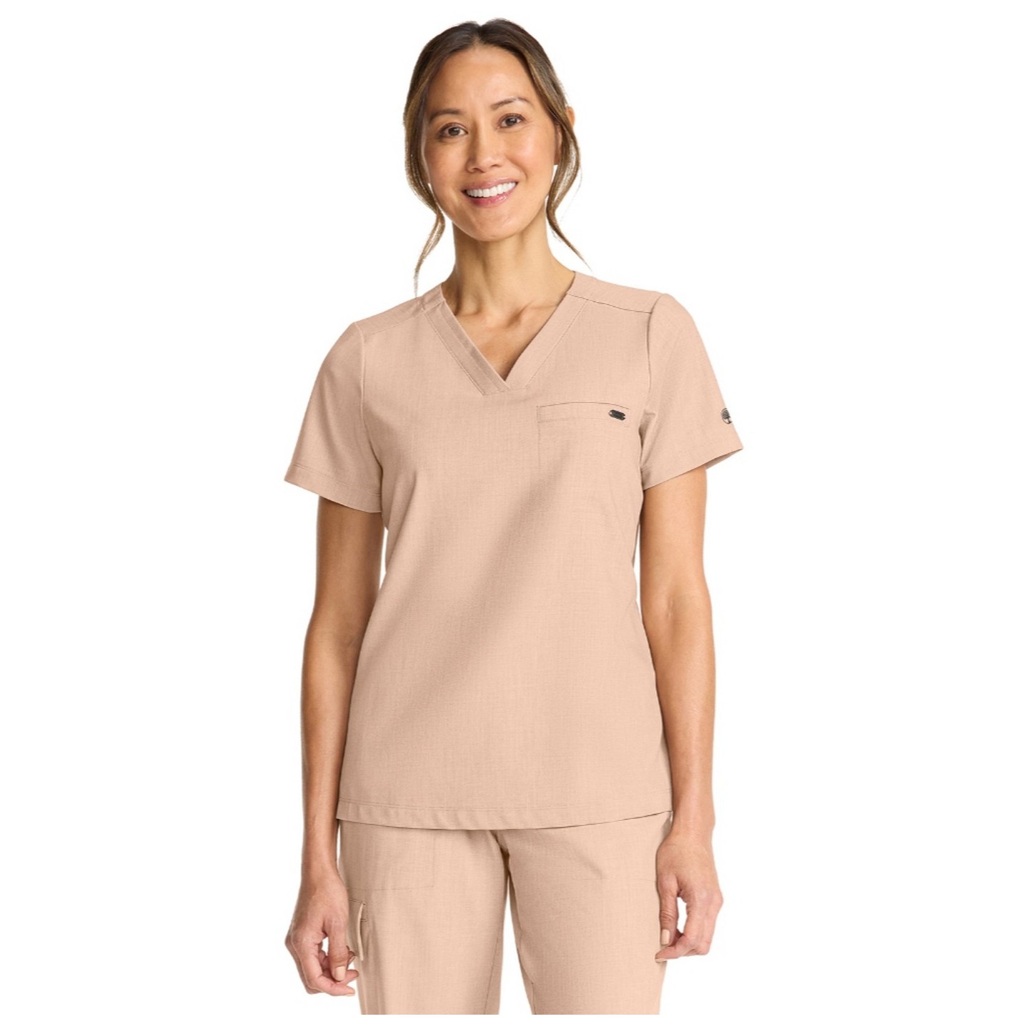 HH755 Quest Billie Tuck-in V-Neck Scrub Top by Healing Hands