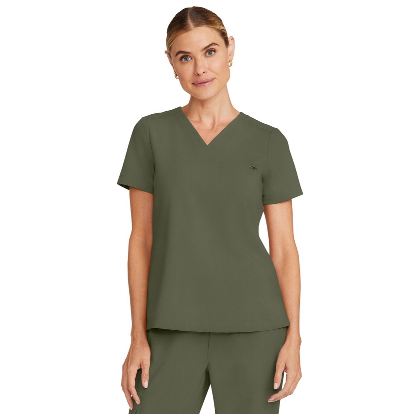HH755 Quest Billie Tuck-in V-Neck Scrub Top by Healing Hands