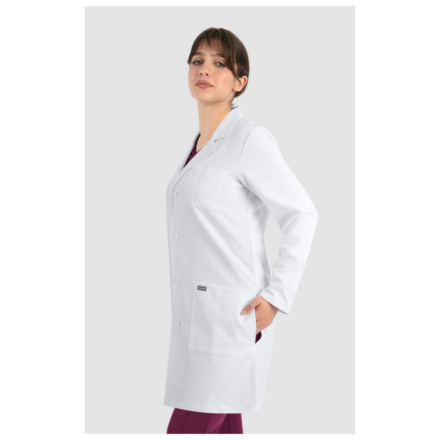 7555 Maevn Momentum Unisex Full Length Lab Coat