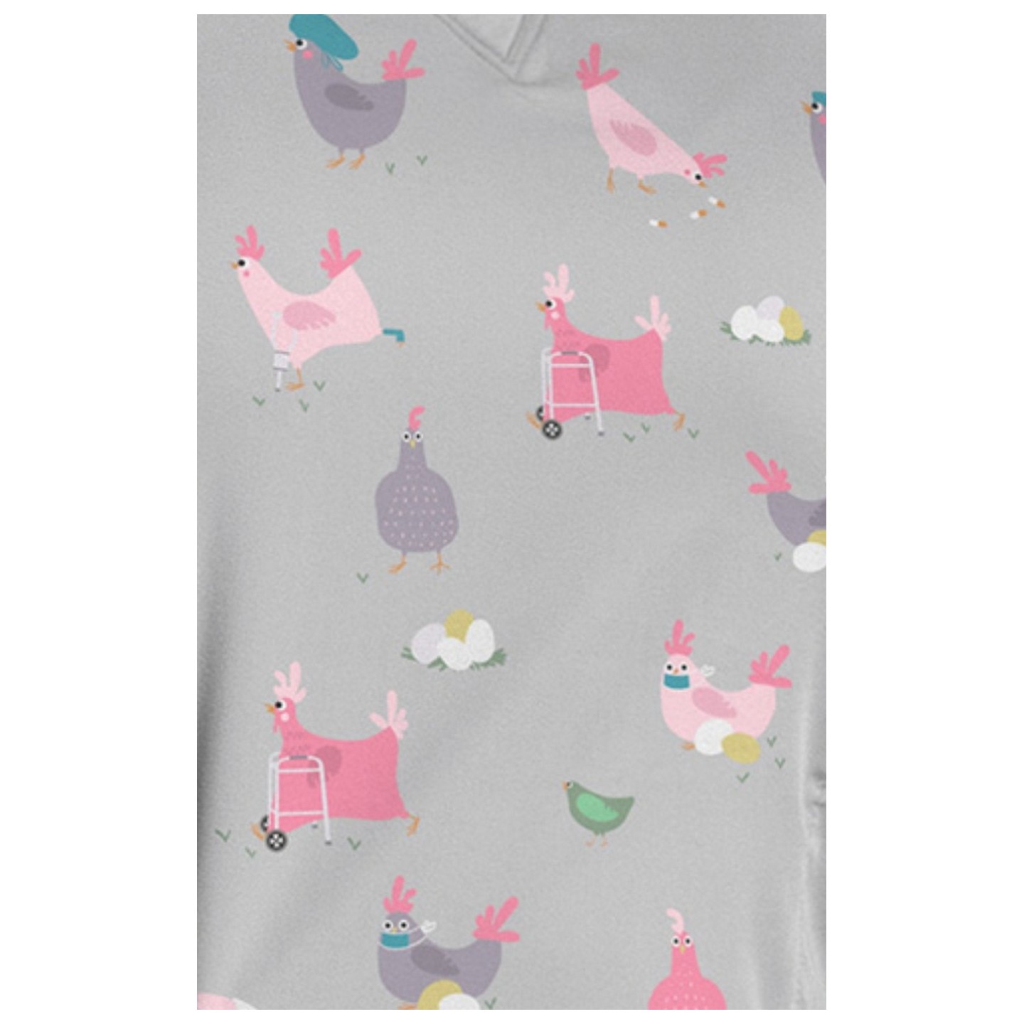 1767 Maevn V-Neck Print Top - Hot Chicks