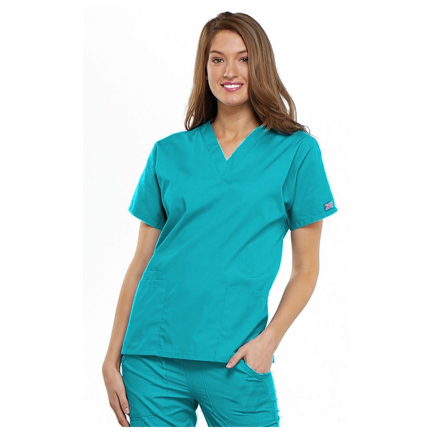 4700 Workweark Originals V-Neck Dolman Sleeve Top by Cherokee