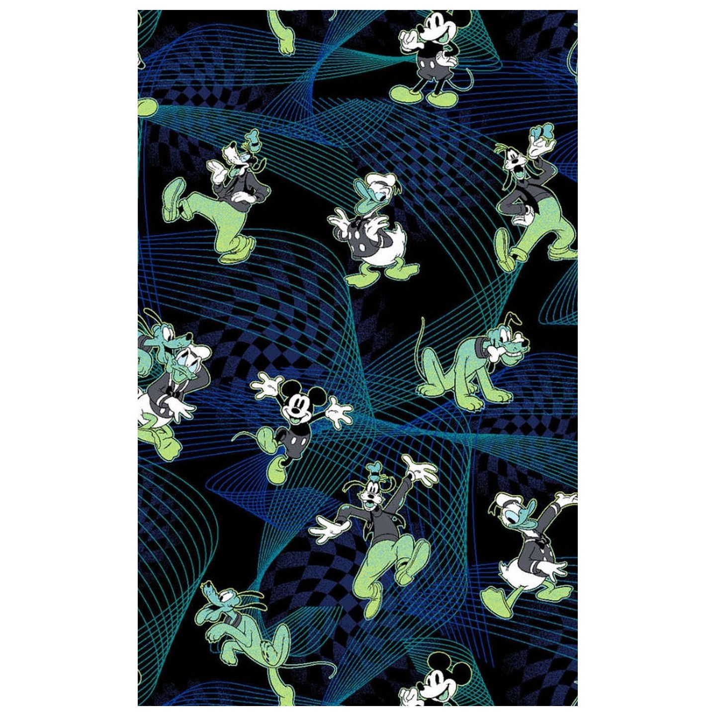 TF740 Tooniforms Men's V-Neck 3 Pocket Print Top by Cherokee Uniforms - Take It Chill