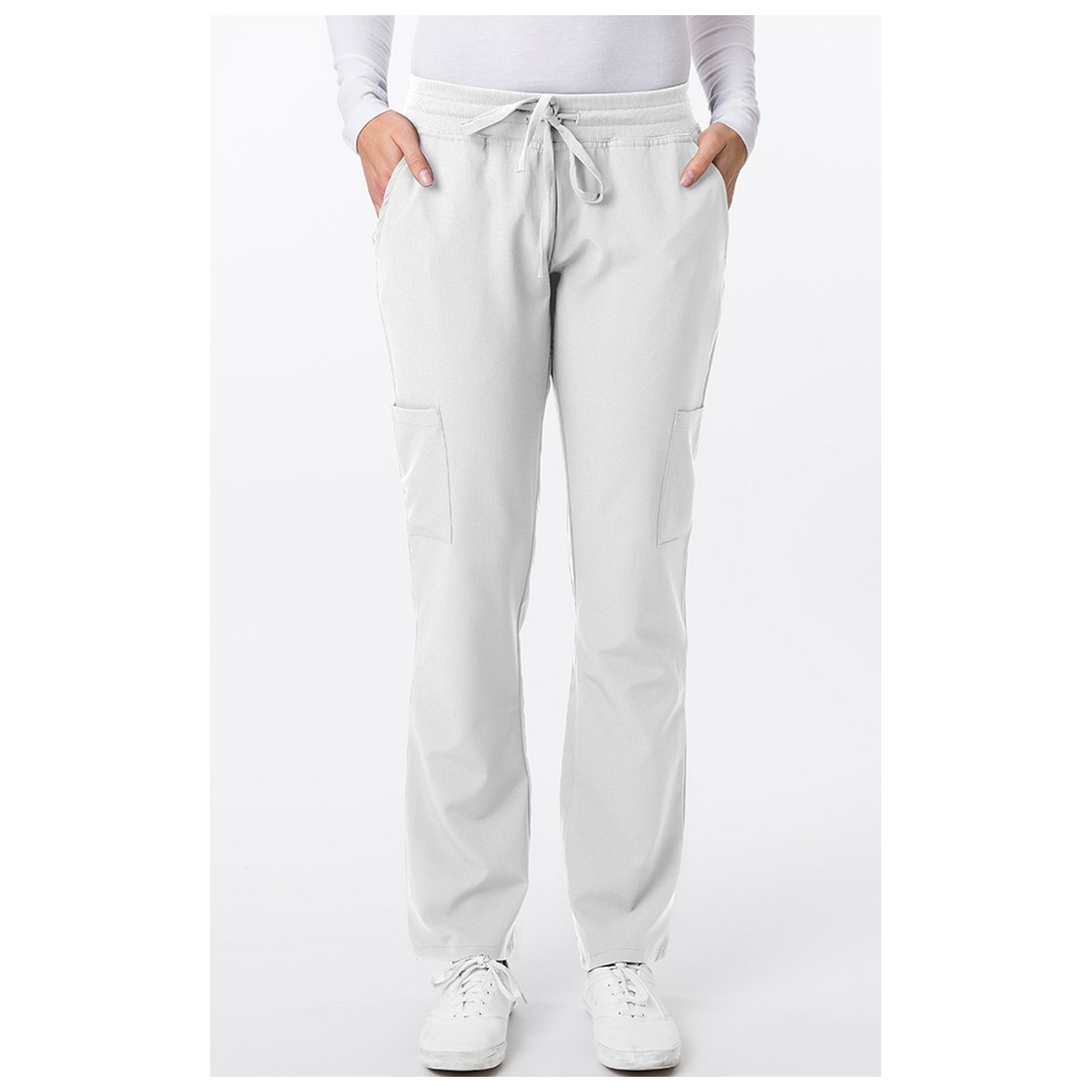 2200 Greentown 4 Flex Modern Waist Straight Leg Cargo Scrub Pants