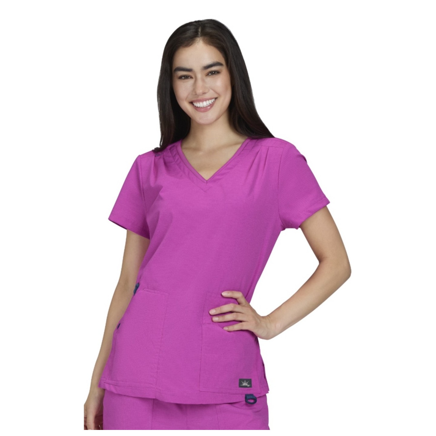 1129 Solis Sari 4 Pocket V-Neck Top by koi