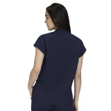 1131 Solis Catrin 2 Pocket Zipper Neck Top by koi