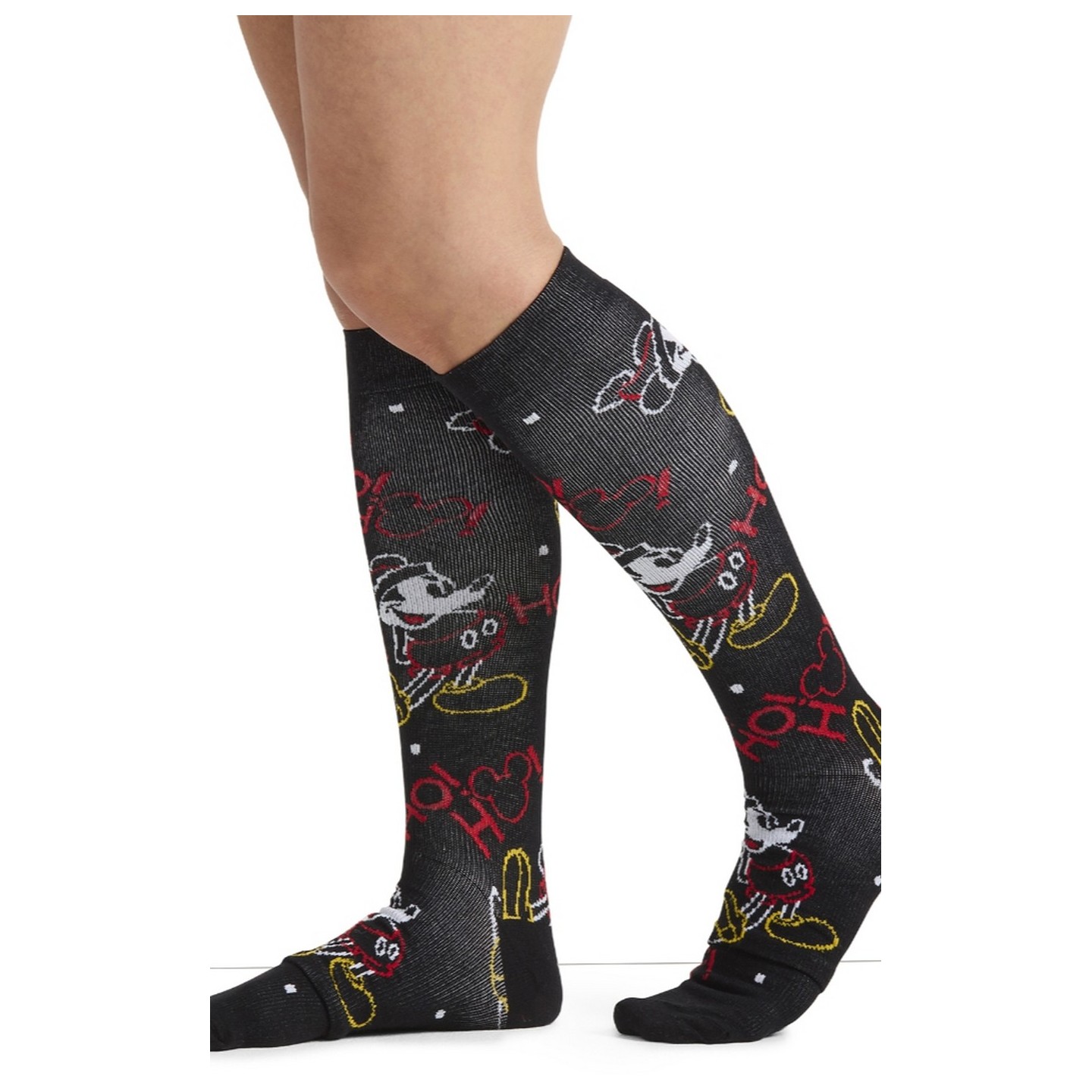 Tooniforms Print Support Graduated Compression Socks - Colorful Christmas