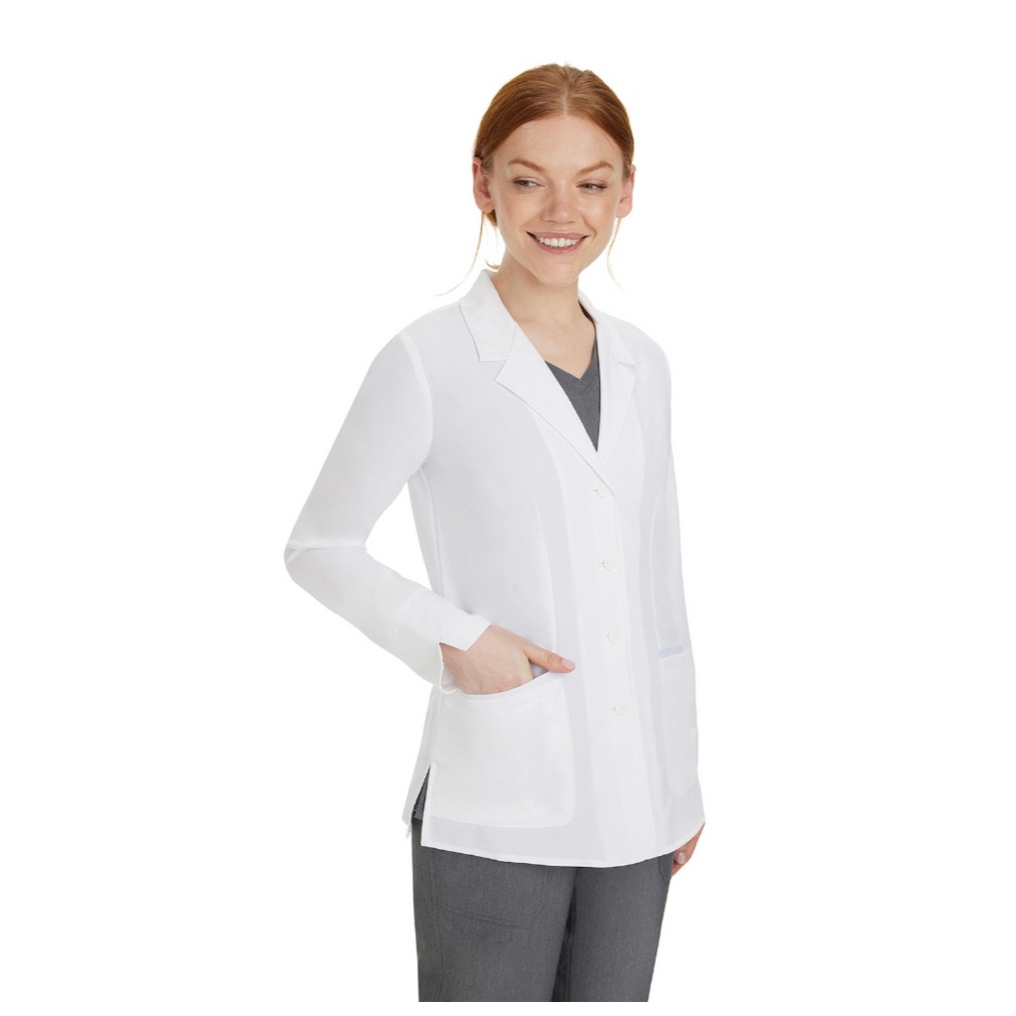 5064 Felicity Short 4 Pocket Lab Coat by Healing Hands