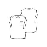 CK936 Achieve Haut Manches Raglan par Cherokee