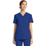 CK832 Achieve 2 Pocket Classic V-Neck Top by Cherokee