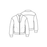 CK353 Achieve Veste d'Échauffement Zippée par Cherokee