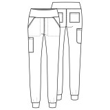 CK033 Achieve 5 Pocket Cargo Joggers by Cherokee