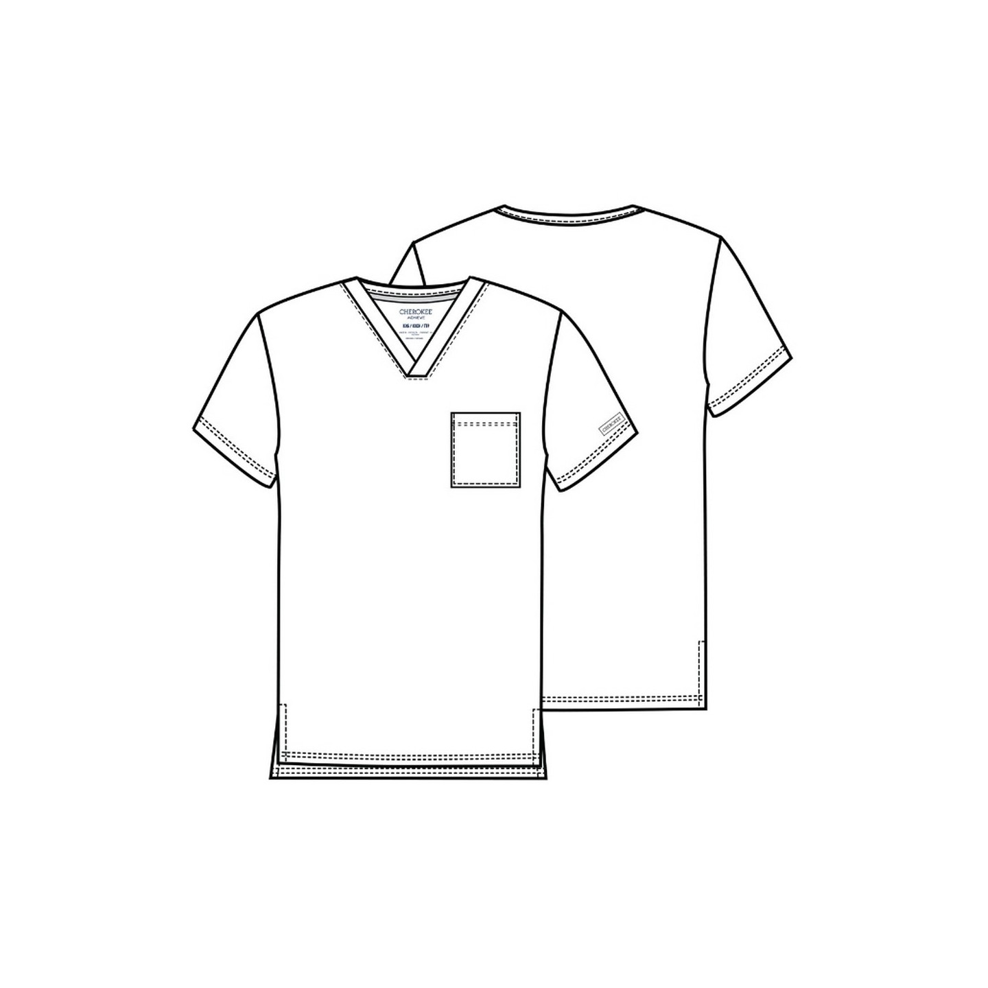 CK834 Achieve Men's Chest Pocket Top by Cherokee