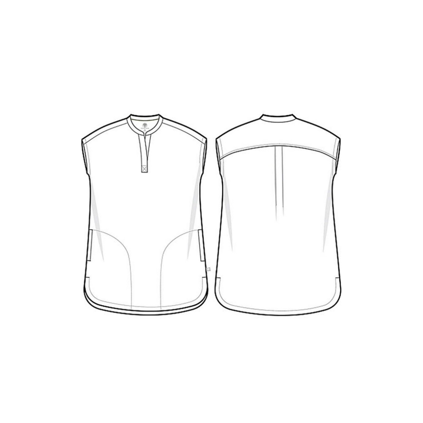 HH912 Healing Hands Purple Label Journey Print Top - Nature's Reflection