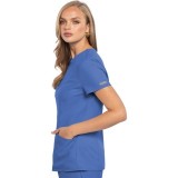 MC609 Insight Haut Henley Col Zippé par Med Couture