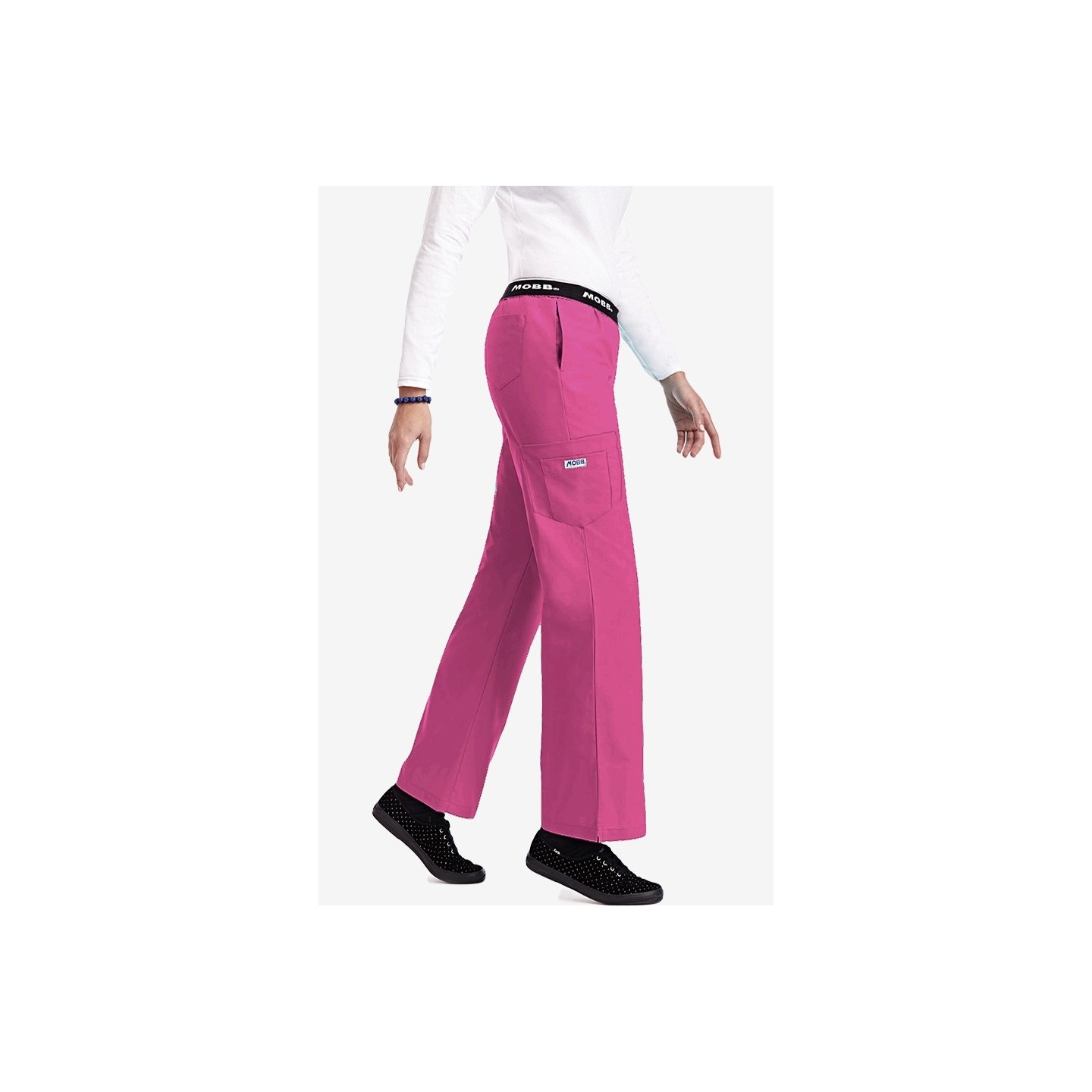 312P-TALL Boot Cut Flip Flap MOBB Scrub Pant