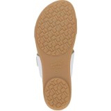 Justine White Full Grain Women's Casual Sandal by Dansko