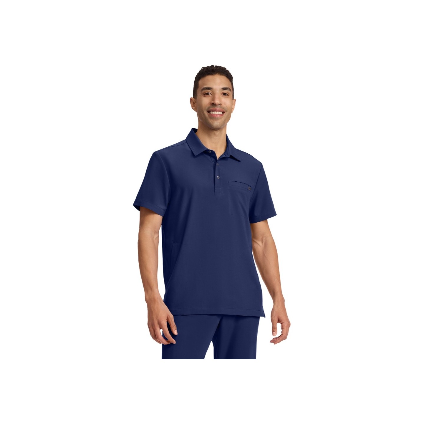 HH759 Quest Men's 3-Pocket Polo Collar Scrub Top by Healing Hands