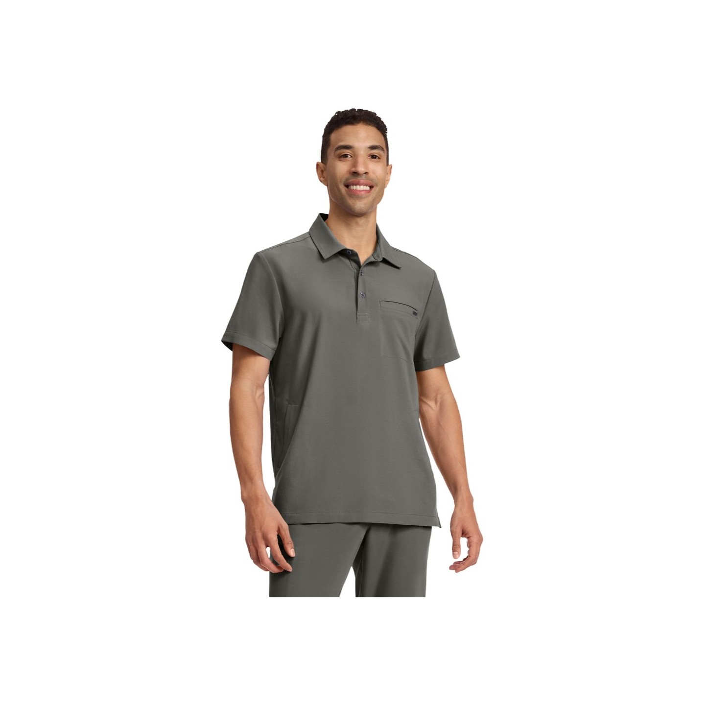 HH759 Quest Men's 3-Pocket Polo Collar Scrub Top by Healing Hands