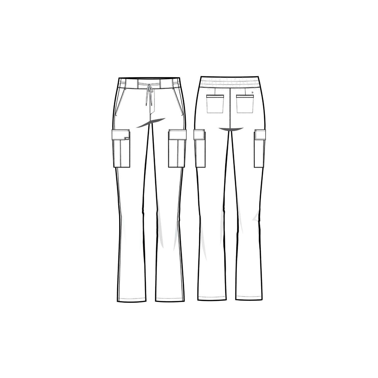 HH150 Quest Flare Leg 6 Pocket Cargo Pant by Healing Hands