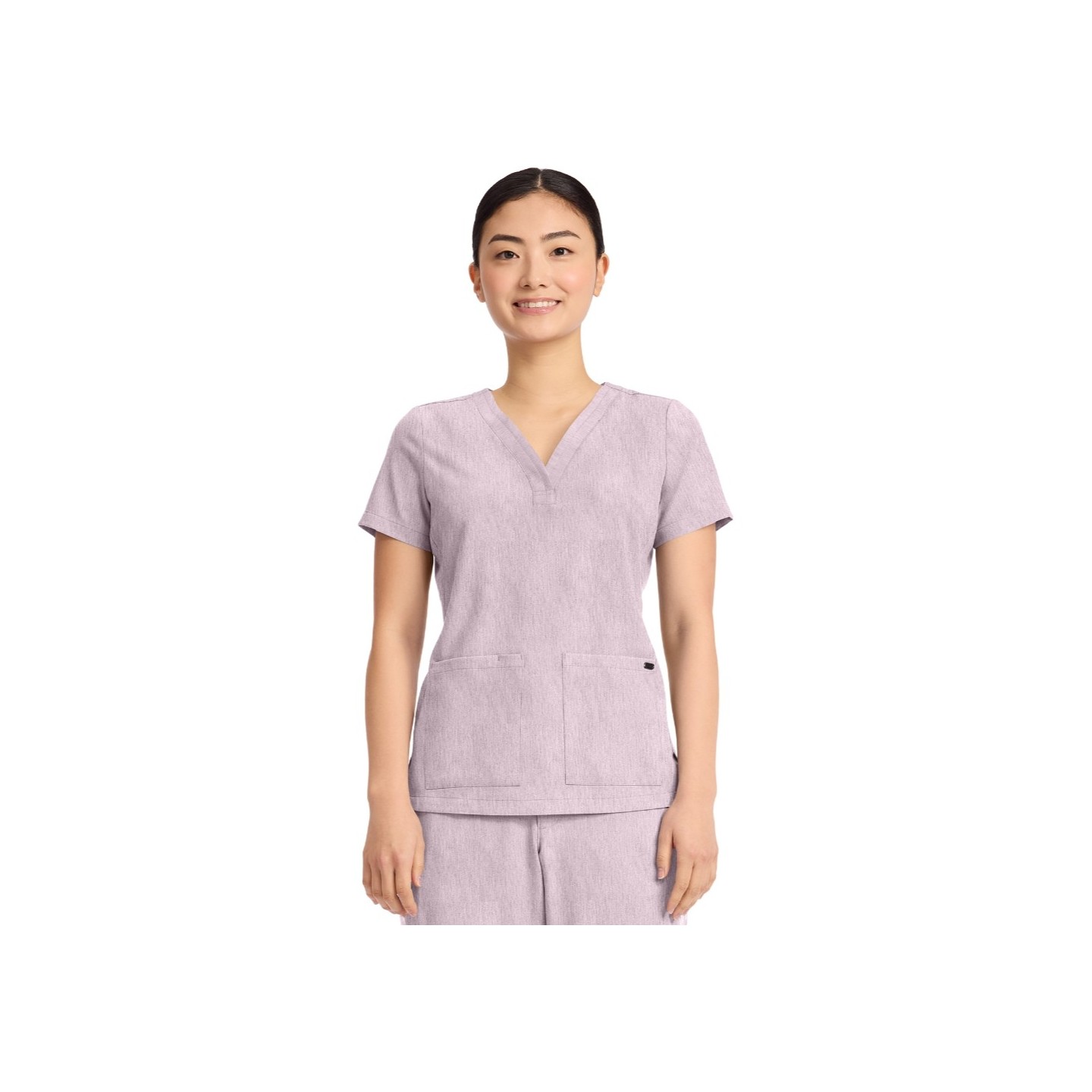 HH751 Quest 3 Pocket Y-Neck Scrub Top by Healing Hands