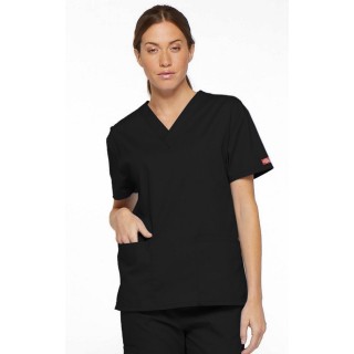 86706 Dickies EDS Signature 2 Pocket V-Neck Top