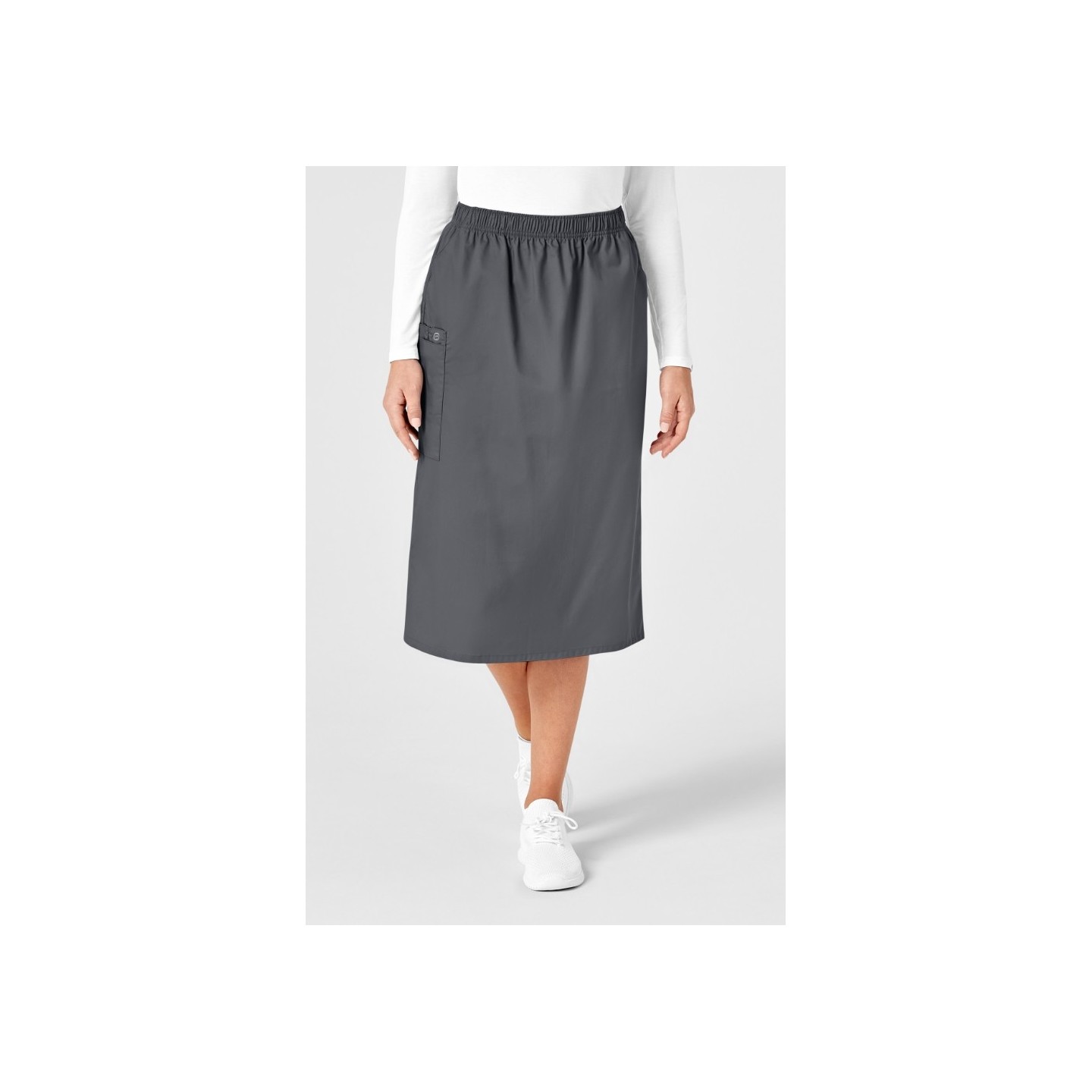 701 WORK Pull On Cargo Scrub Skirt by WINK