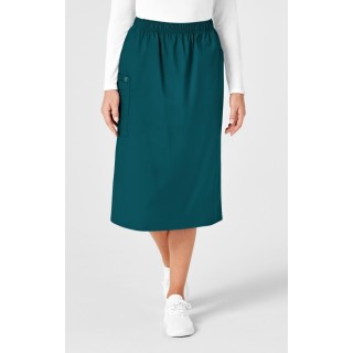 701 WORK Pull On Cargo Scrub Skirt by WINK