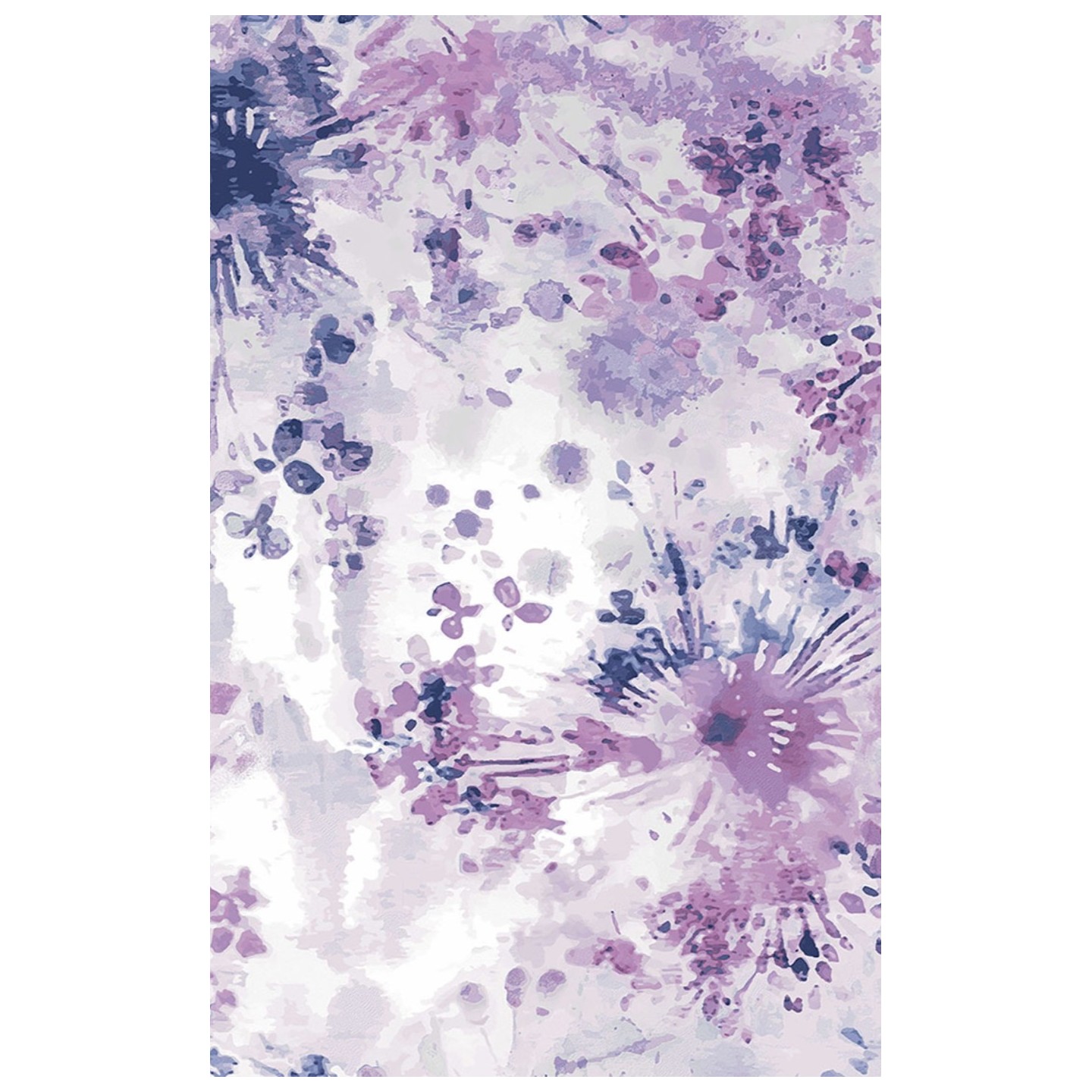 HH910 Healing Hands Amanda Grosgrain Ribbon V-Neck Print Top - Dandelion Burst