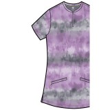 HH911 Ivy 3 Pocket Print Top by Healing Hands - Soft Stripe