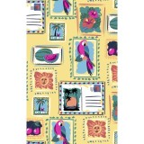 MC632 Med Couture V-Neck Print Top - Vacation Postcard