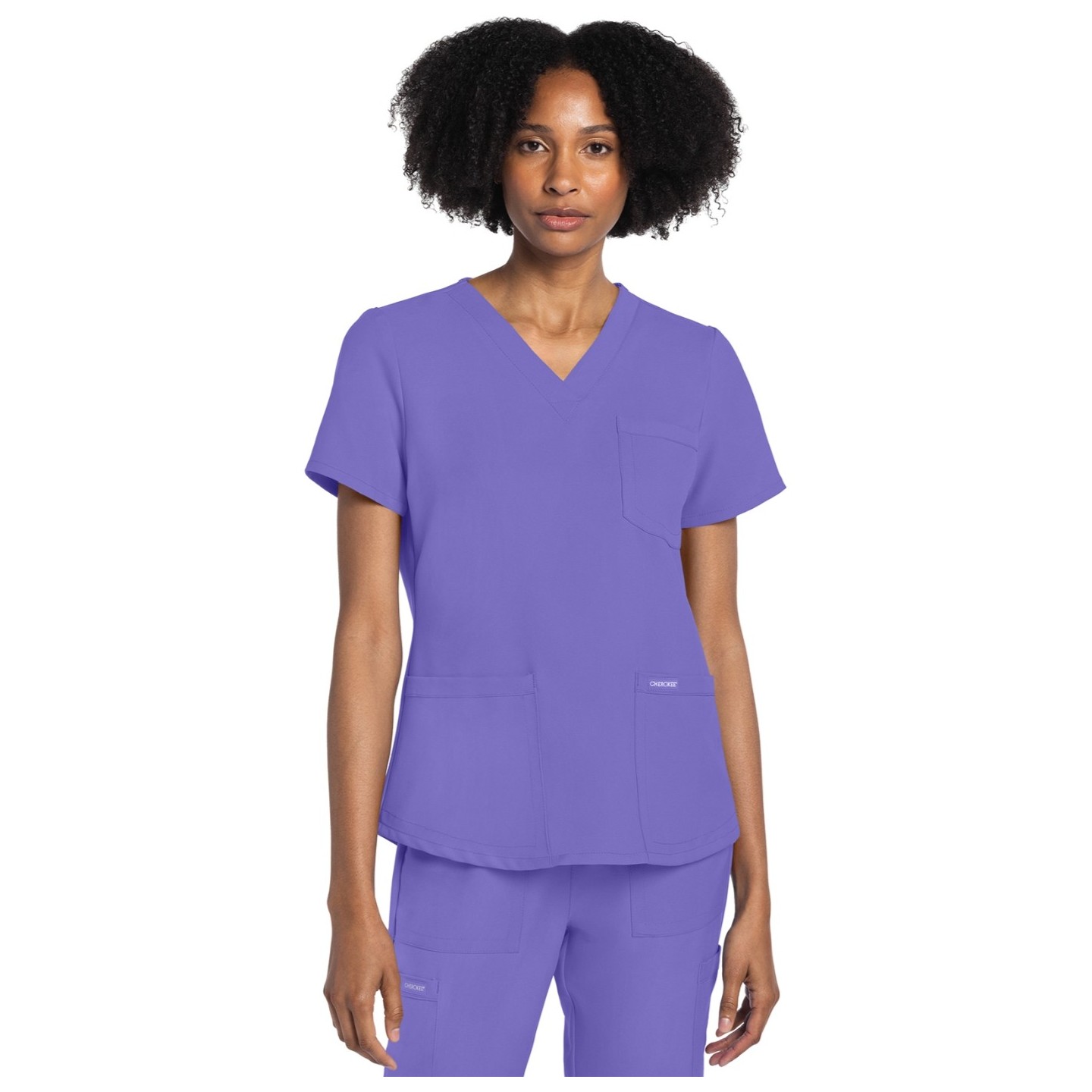 CK961A WW Originals Ultra 3 Pocket V-Neck Top by Cherokee