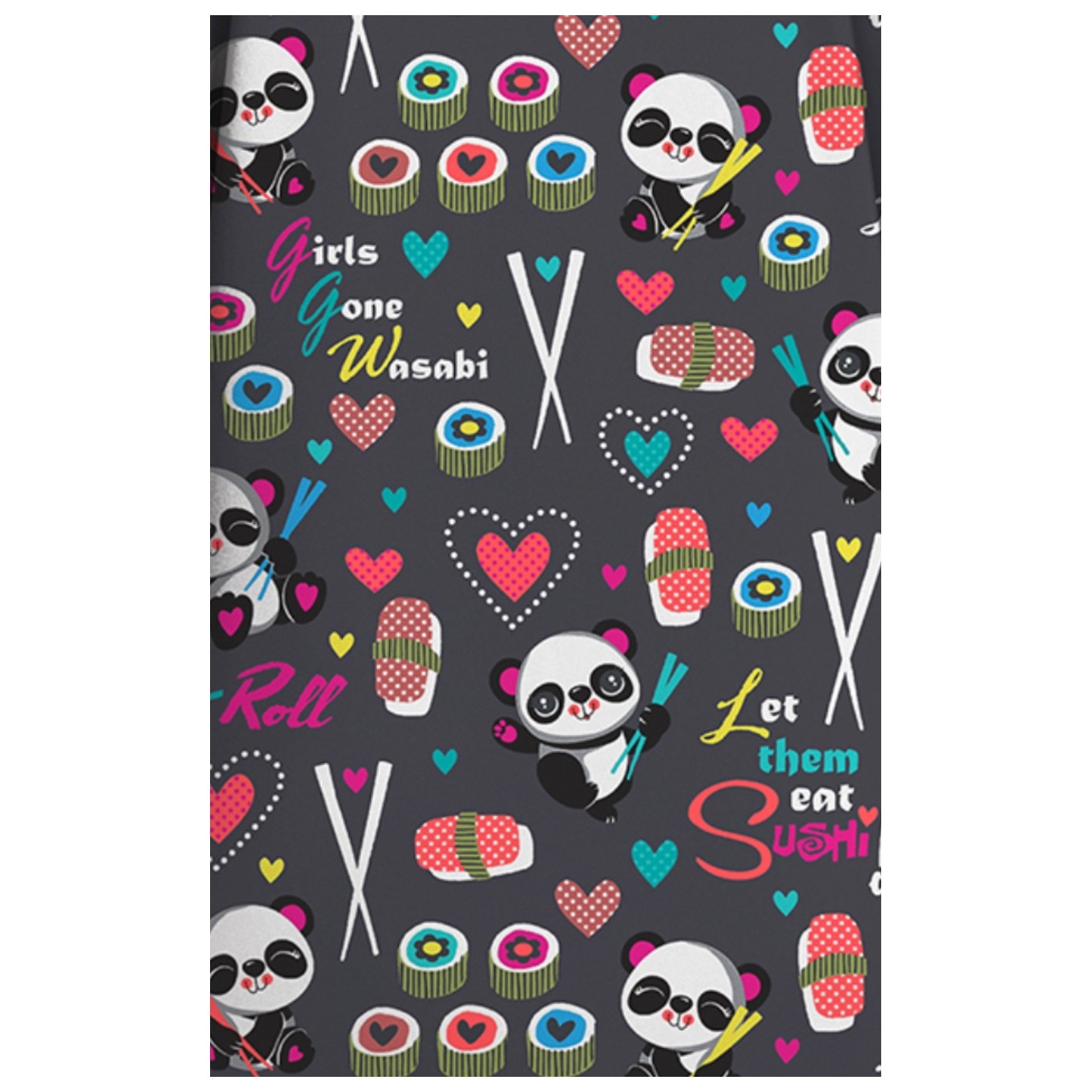 CK856 V-Neck 2 Pocket Print Top by Cherokee - Girls Gone Wasabi